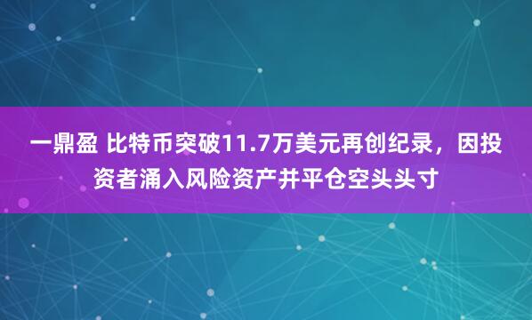 一鼎盈 比特币突破11.7万美元再创纪录，因投资者涌入风险资产并平仓空头头寸